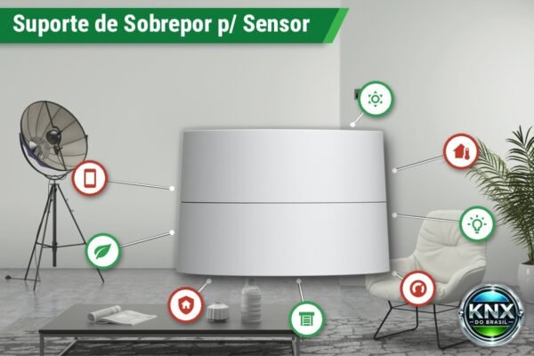 Suporte de Sobrepor para Sensores de Presença EK-SG2-TP – Branco Suporte de Sobrepor para Sensores de Presença EK-SG2-TP – Branco