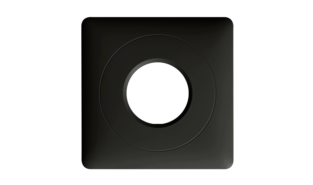 Suporte e Placa para Caixa de Embutir do Sensor EK-SG2-TP-M – Preto