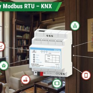 Gateway Modbus RS485 Master RTU – KNX TP