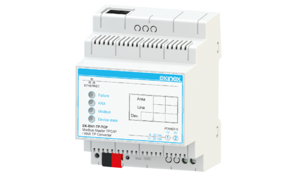 Gateway Modbus TCP/IP Master – KNX TP