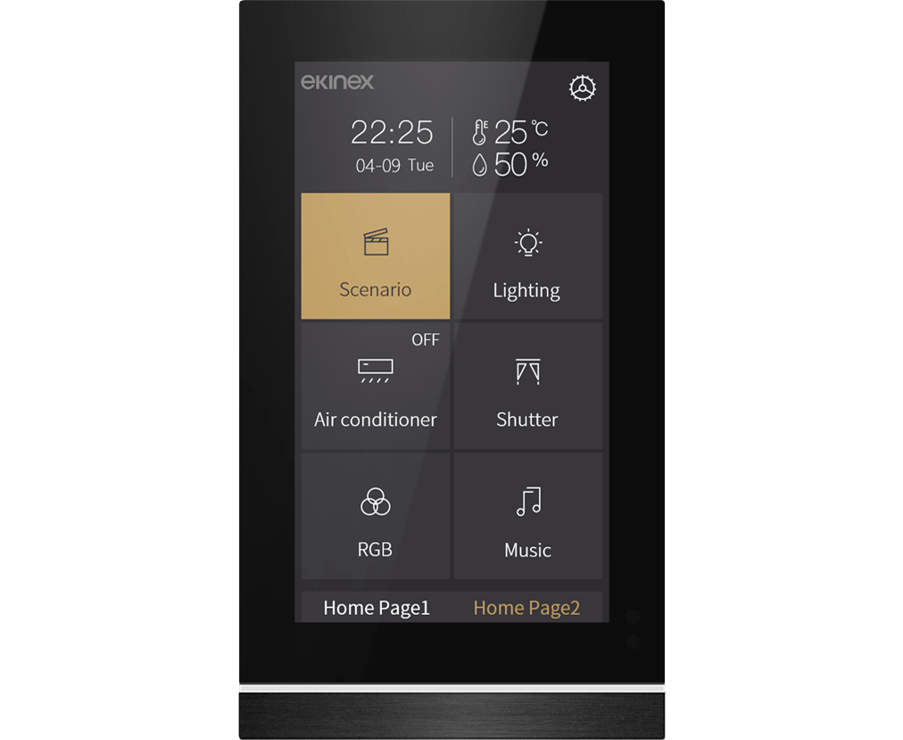 Controlador de Ambiente Touch&Control 5″ com Funções Avançadas