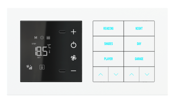 Termostato Clima Easy com Temperatura, Umidade Relativa e Controle VRF