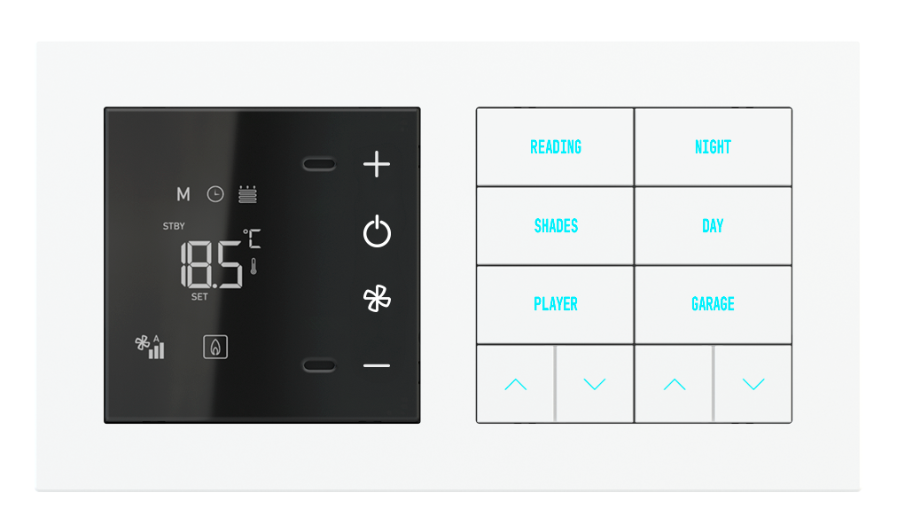 Termostato Clima Easy com Temperatura, Umidade Relativa e Controle VRF