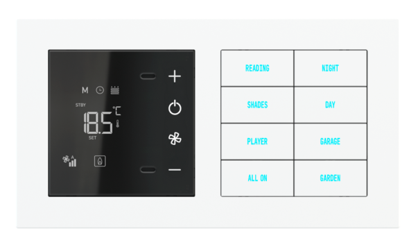 Termostato Clima Easy com Temperatura, Umidade Relativa e Controle VRF