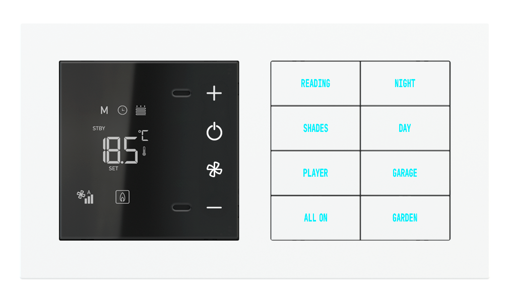 Termostato Clima Easy com Temperatura, Umidade Relativa e Controle VRF