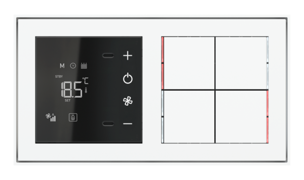 Termostato Clima Easy com Temperatura, Umidade Relativa e Controle VRF