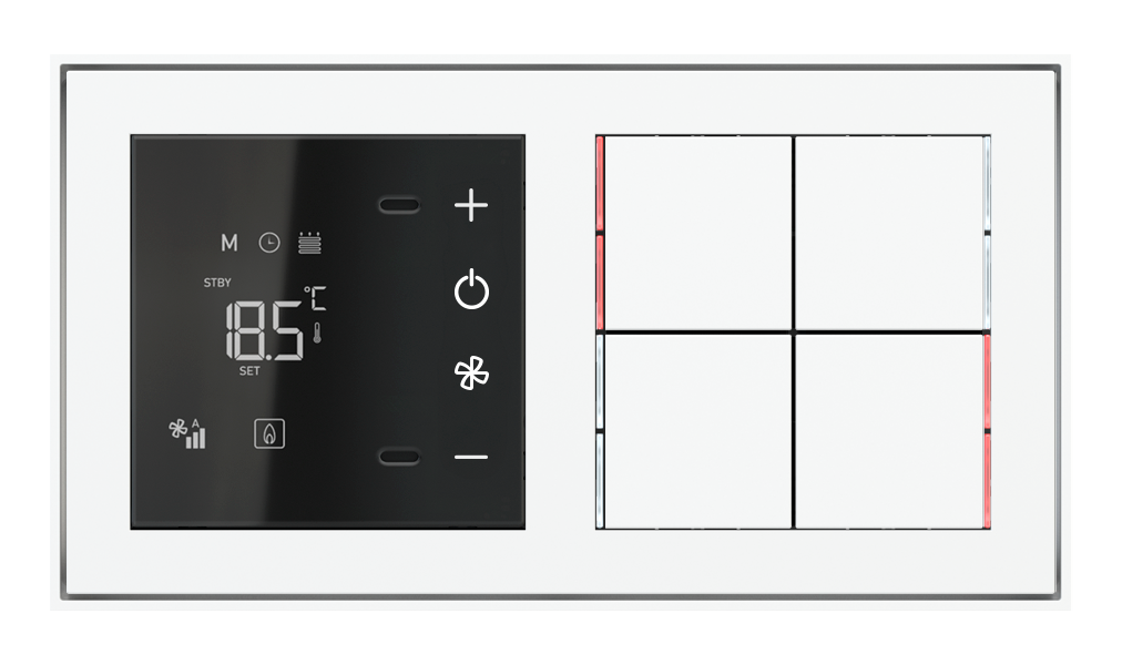 Termostato Clima Easy com Temperatura, Umidade Relativa e Controle VRF