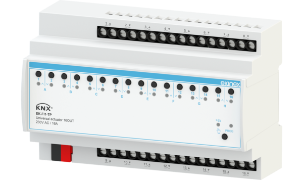 Atuador Universal KNX 16 Saídas Série AEVO