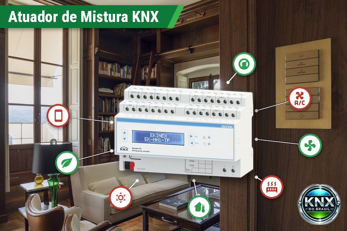Atuador de Mistura KNX