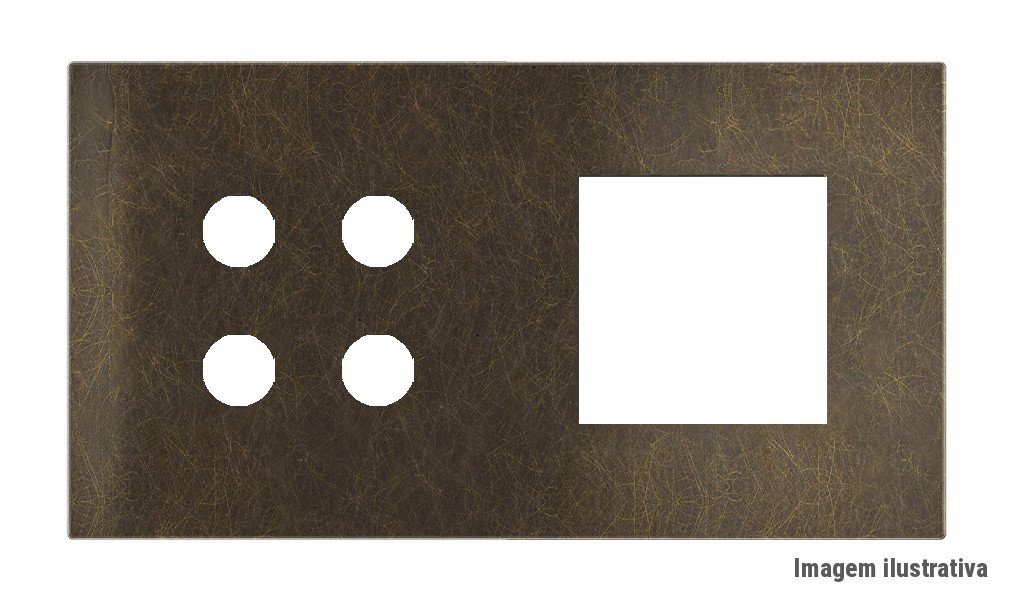 Placa Magnética Proxima 2 Postos – 2 Botoeiras de 4 Teclas