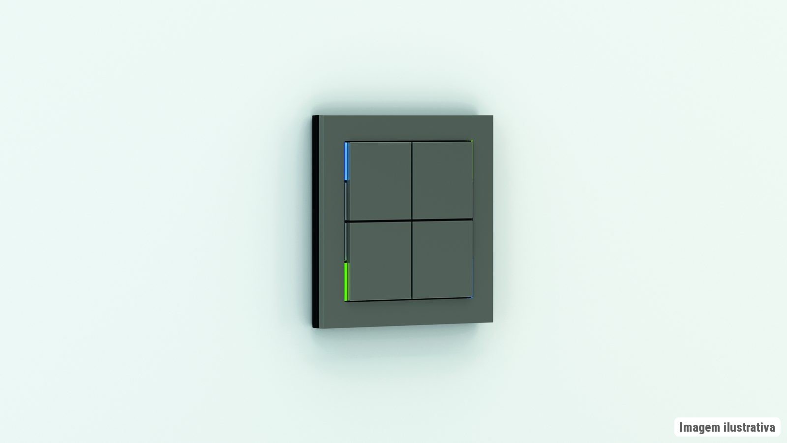 Placa Retangular 71 (80×151) 2 Janelas (60×60) Entre-eixo 68mm Padrão CH – Form/Flank/NF