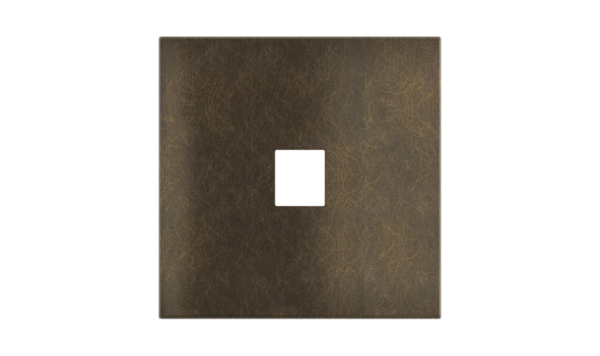 Placa Magnética Quadrada Proxima Metal para Botoeira 1 Tecla