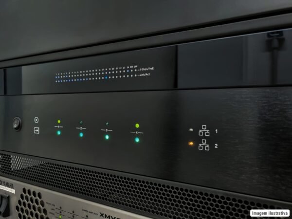 Caixa Acústica de Parede R20W 65W 50Hz–21kHz – Laqueada Branca, Tela Branca