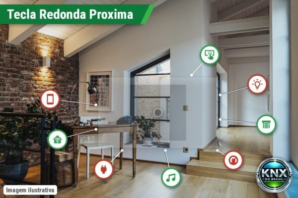 Kit 1 Tecla Redonda – Série Proxima Kit 1 Tecla Redonda – Série Proxima